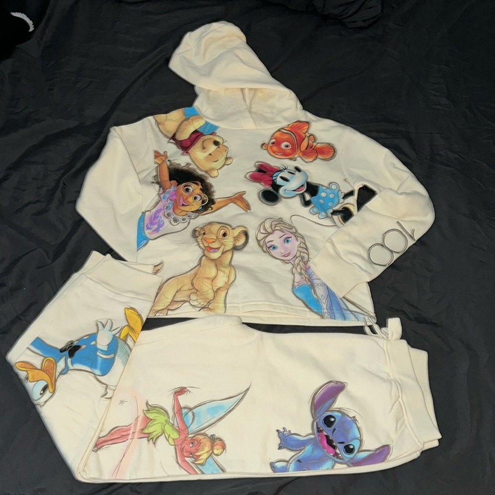 Disney sweat suit 100years